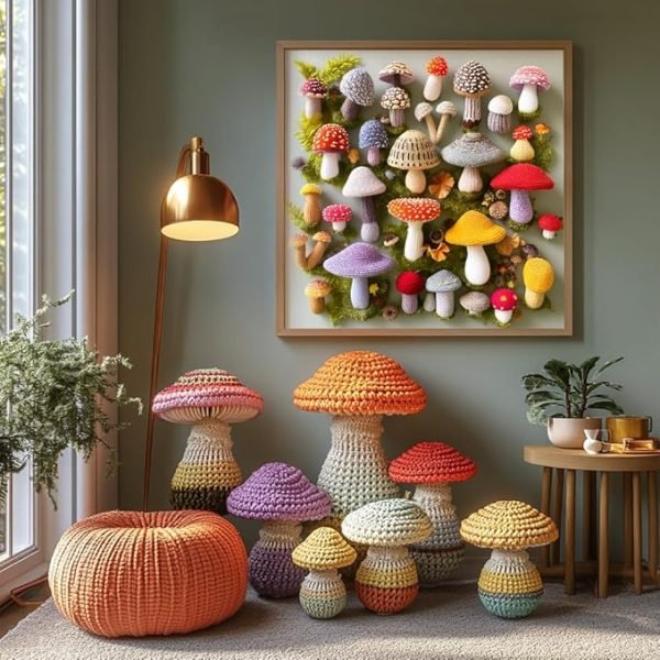 1000 Pieces Mushroom Puzzles for Adults