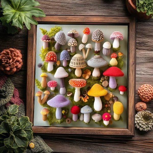 1000 Pieces Mushroom Puzzles for Adults