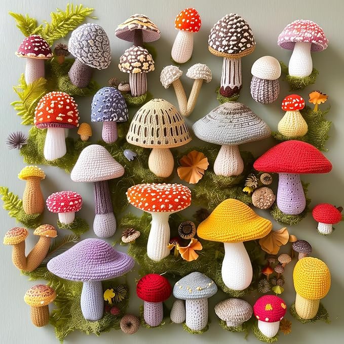 1000 Pieces Mushroom Puzzles for Adults