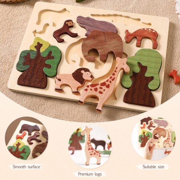 Animal Puzzle Board - Image 3