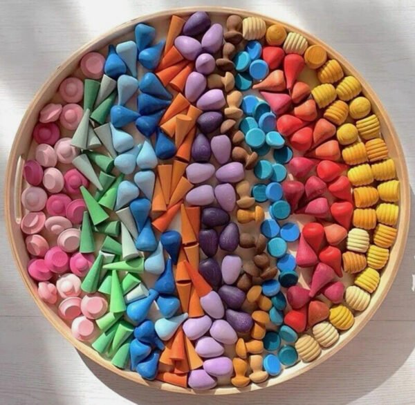 324Pcs Rainbow Loose Part - Image 2