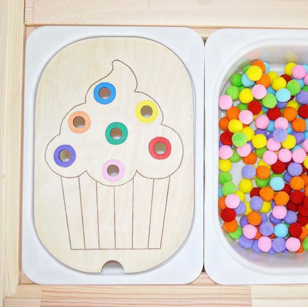 Flisat Table Insert Cupcake