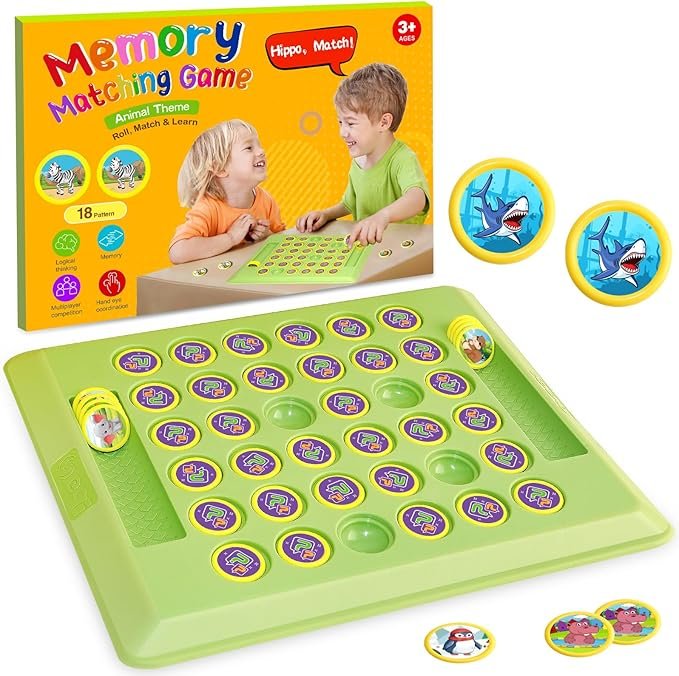 Memory Matching Board Game for Kids