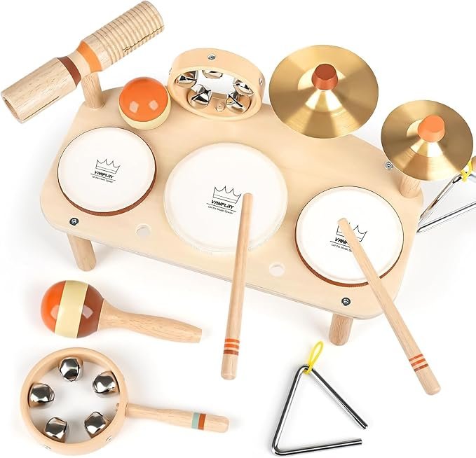 Montessori All-in-one Musical Drum Set