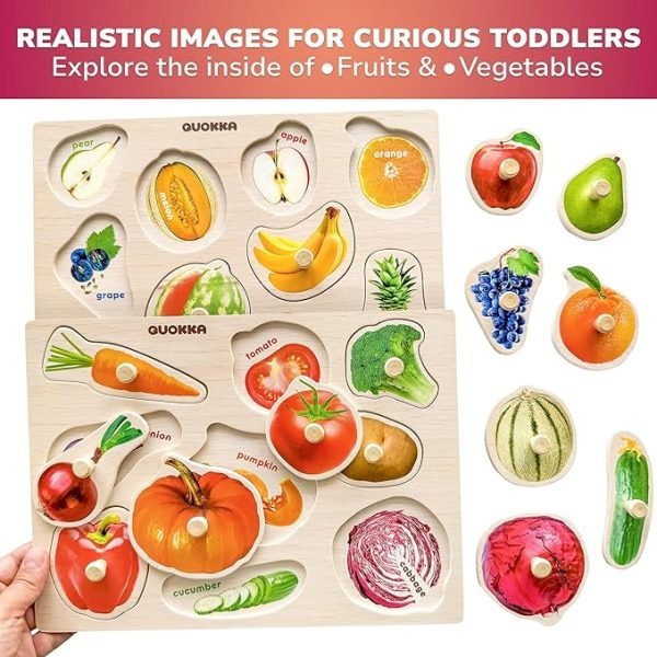 Wooden Puzzles for Toddlers