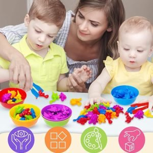 Yetonamr Counting Dinosaurs Montessori Toys