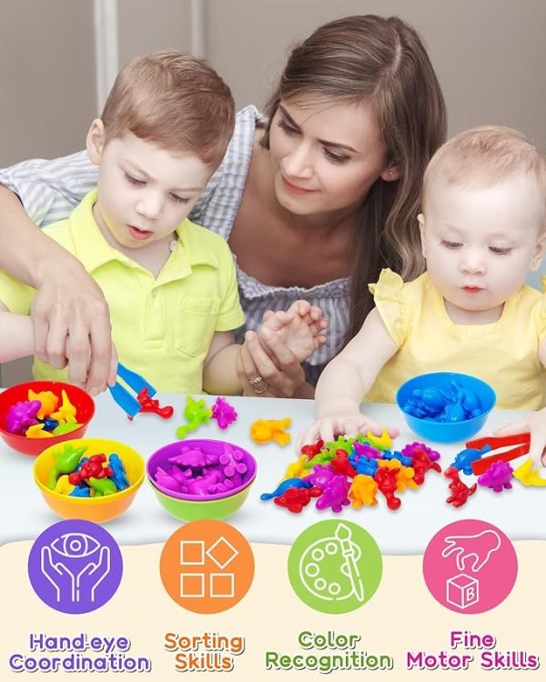Yetonamr Counting Dinosaurs Montessori Toys