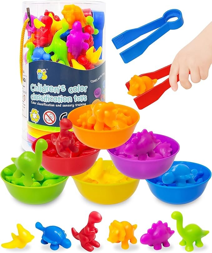 Yetonamr Counting Dinosaurs Montessori Toys