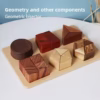 Fraction Puzzle - Natural Wood - Image 4